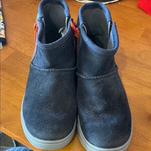 Uggs Zippered Black Gray Orange  K Adler Sneaker Bootie Size 13